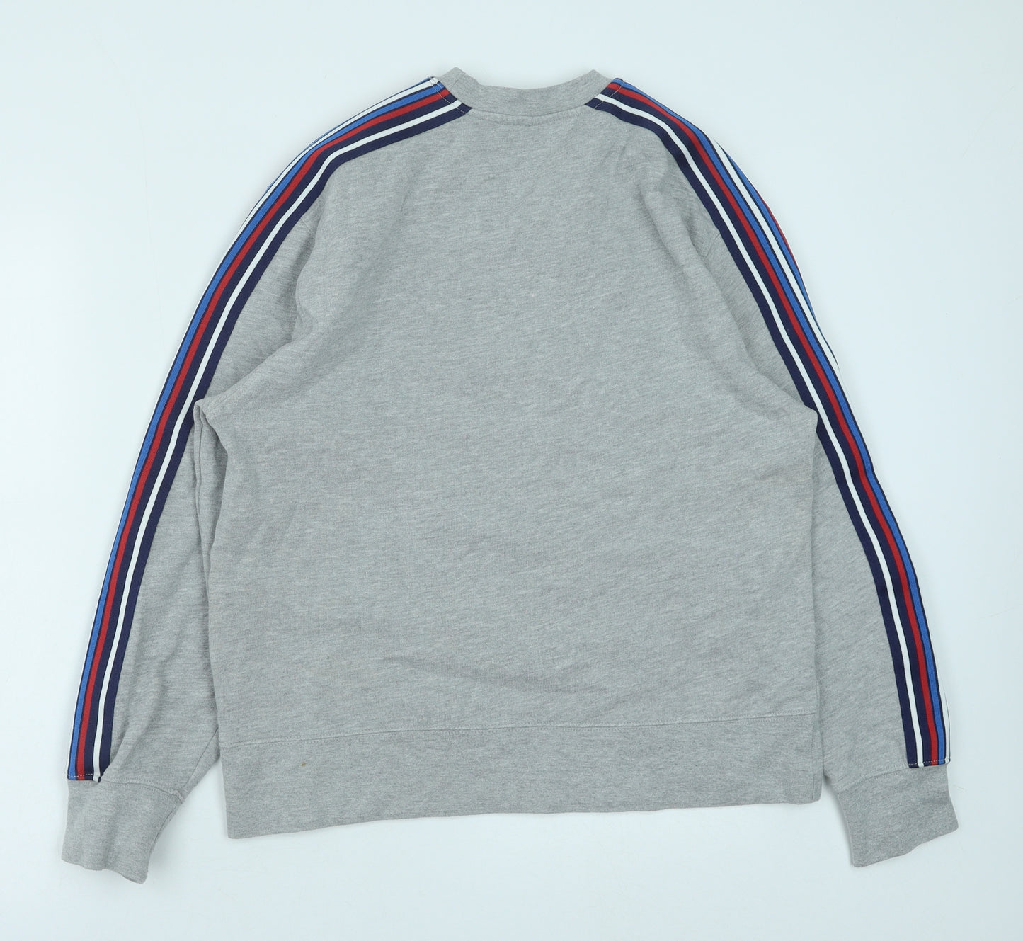 Topman Mens Grey Cotton Pullover Sweatshirt Size S