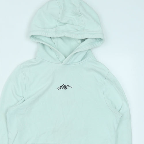 NEXT Boys Green Cotton Pullover Hoodie Size 11 Years Pullover