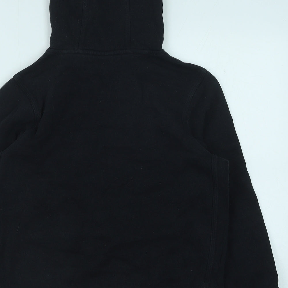 Nike Boys Black Cotton Pullover Hoodie Size 10-11 Years Pullover
