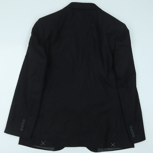 Marks and Spencer Mens Black Viscose Jacket Blazer Size 42