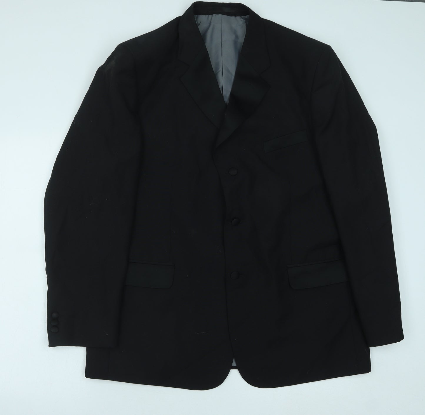 Marks and Spencer Mens Black Viscose Jacket Blazer Size 44