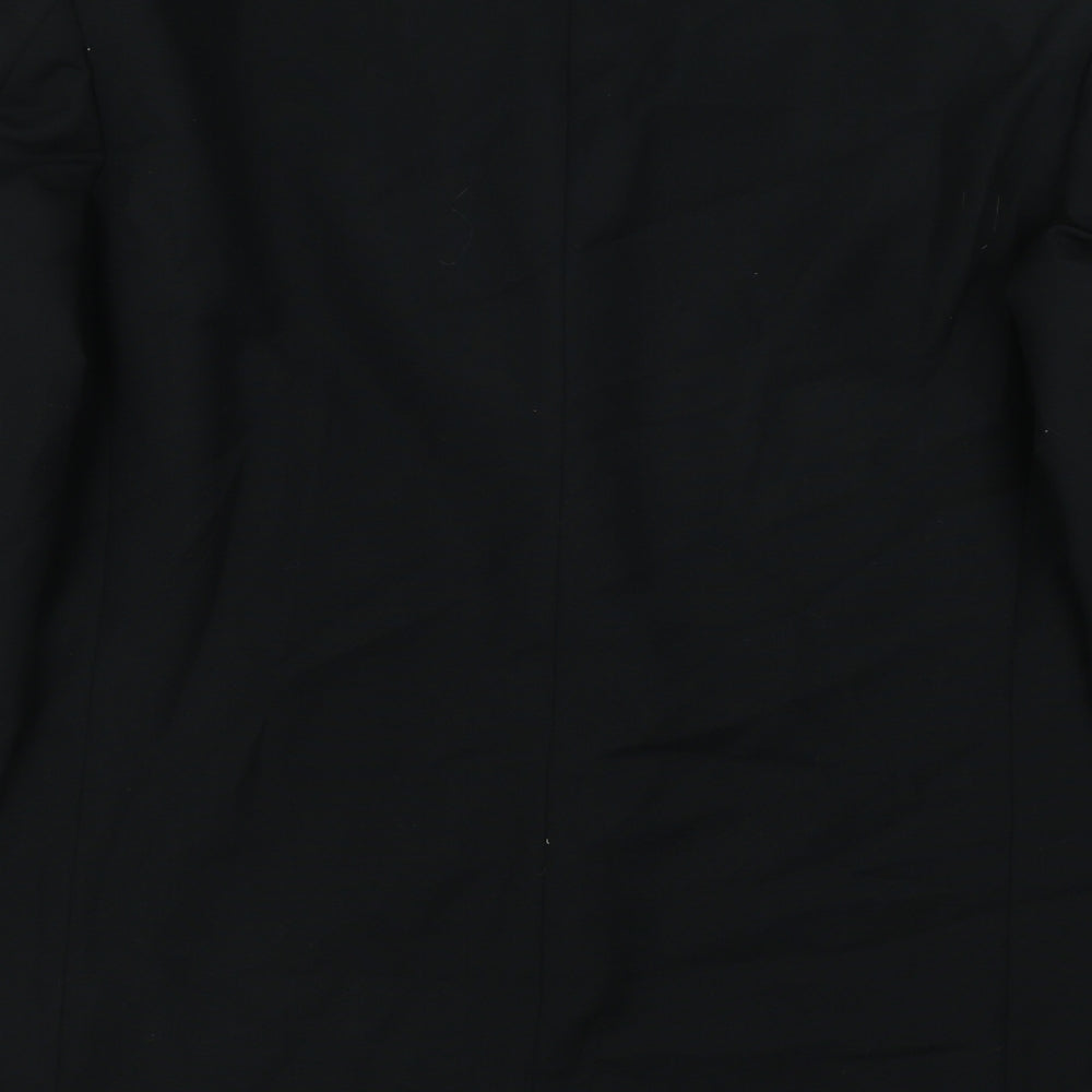 Marks and Spencer Mens Black Viscose Jacket Blazer Size 44