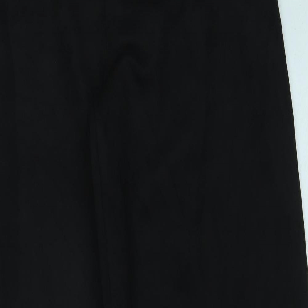 Oysho Womens Black Polyester Trousers Size M Regular