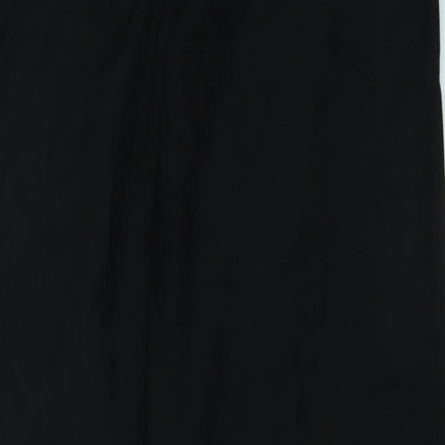 Oysho Womens Black Polyester Trousers Size M Regular