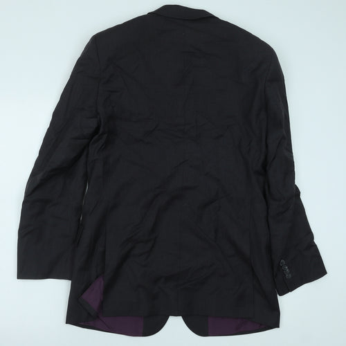 Preworn Mens Grey Wool Jacket Suit Jacket Size 39