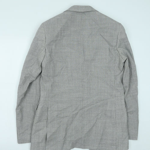 Marks and Spencer Mens Grey Polyester Jacket Blazer Size 36