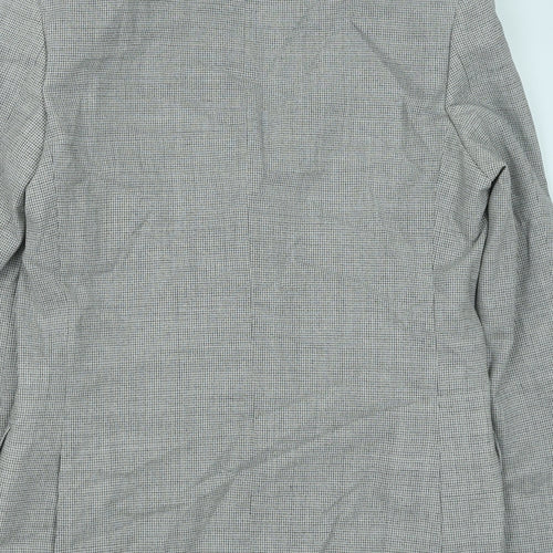 Marks and Spencer Mens Grey Polyester Jacket Blazer Size 36