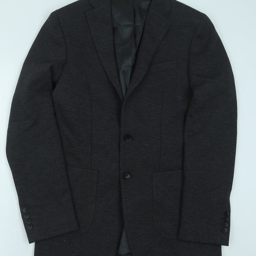 Marks and Spencer Mens Grey Polyester Jacket Suit Jacket Size 38