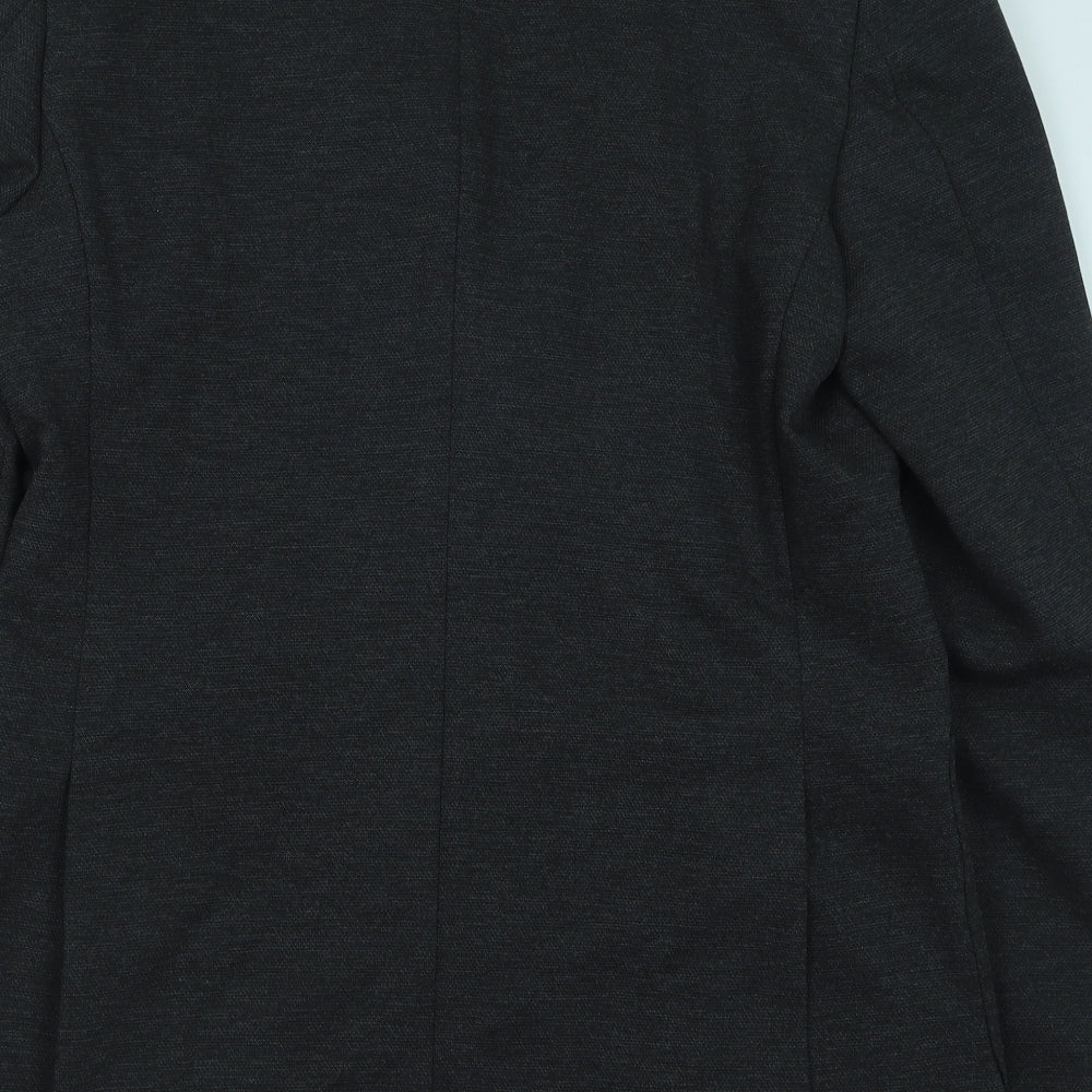 Marks and Spencer Mens Grey Polyester Jacket Suit Jacket Size 38
