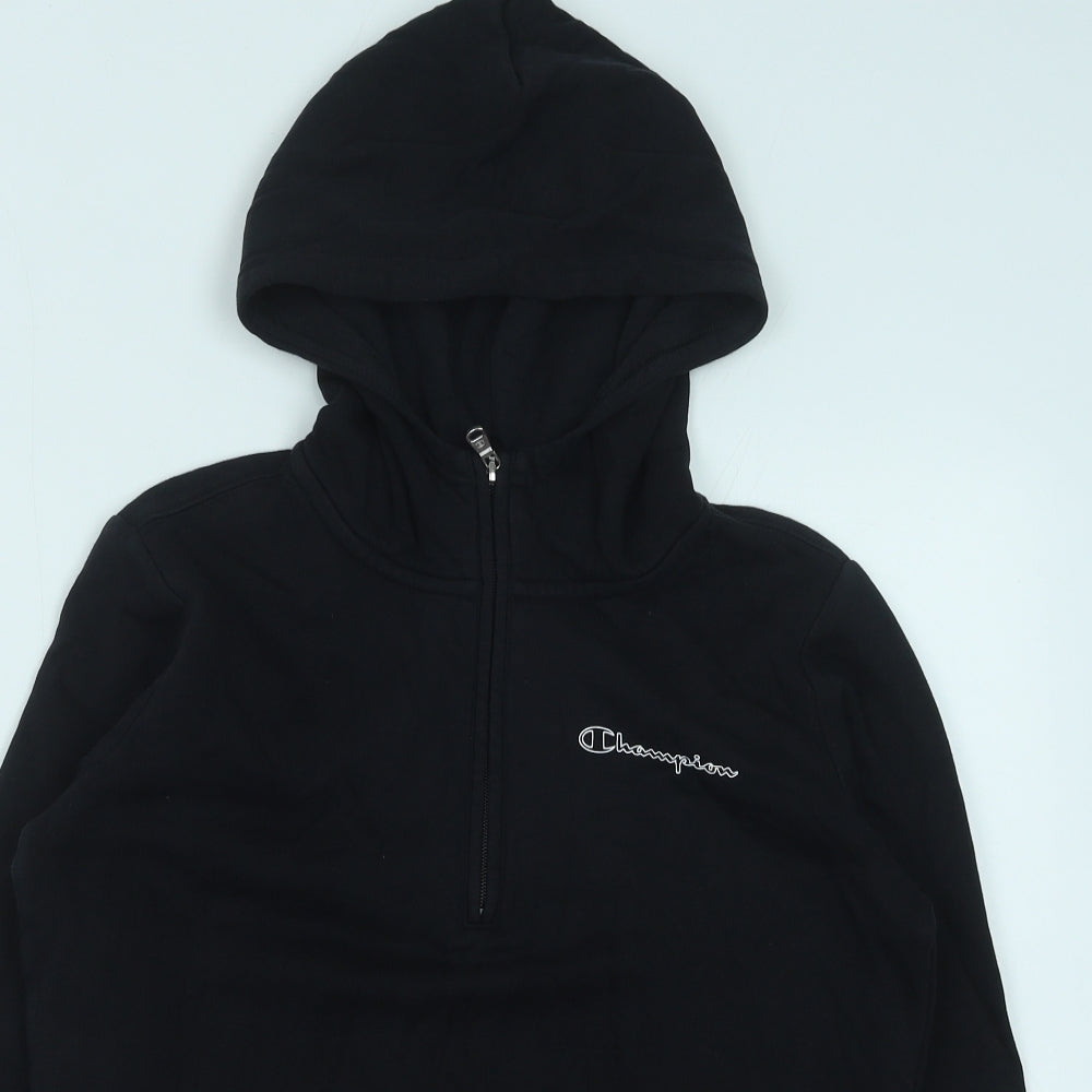 Champion Boys Blue Cotton Pullover Hoodie Size L Zip