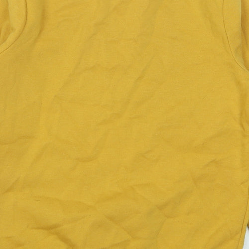 Primark Boys Yellow Polyester Pullover Sweatshirt Size 9-10 Years Pullover - Athletic