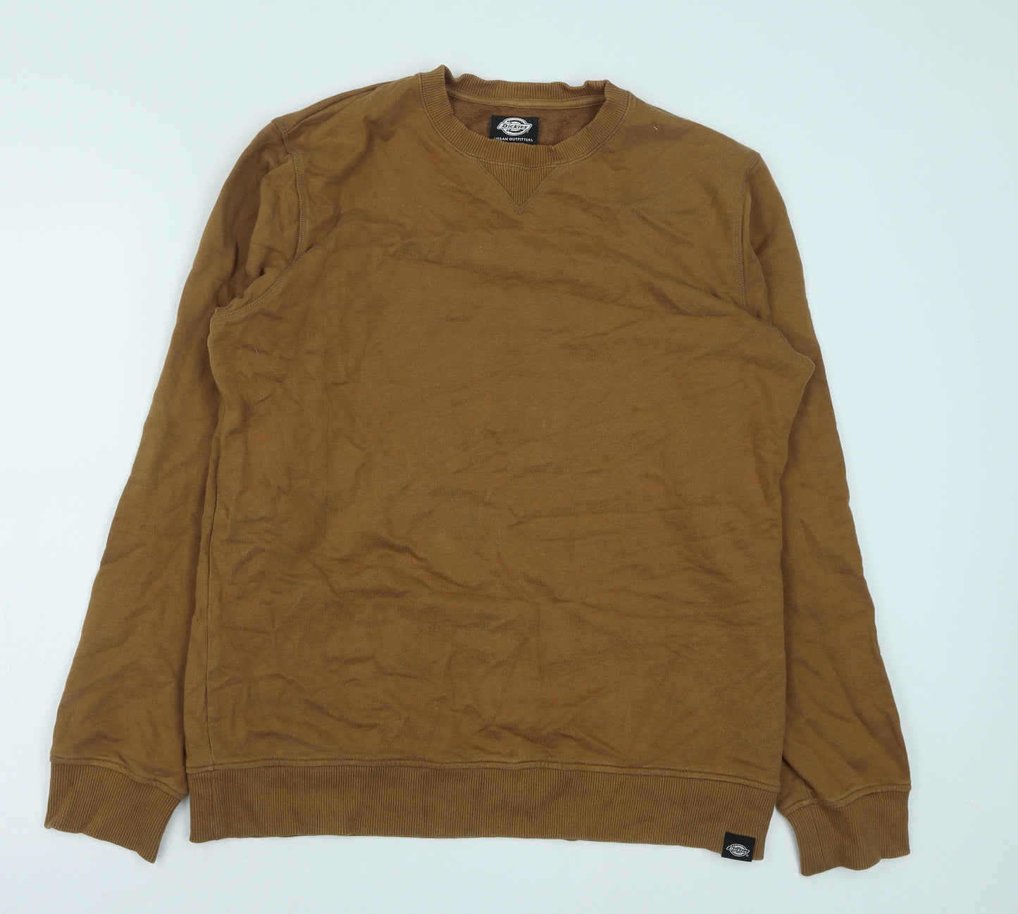 Dickies Mens Brown Cotton Pullover Sweatshirt Size L