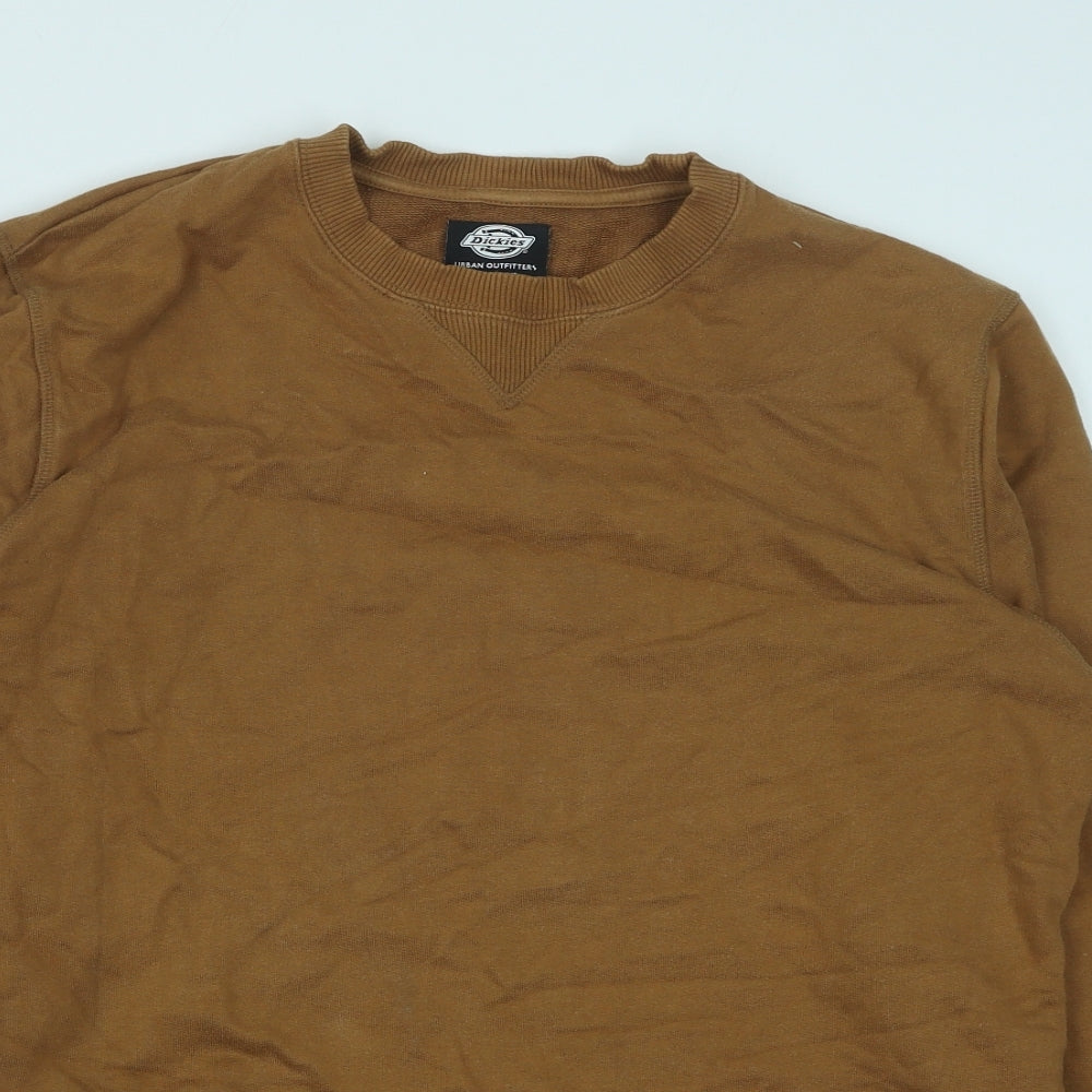 Dickies Mens Brown Cotton Pullover Sweatshirt Size L