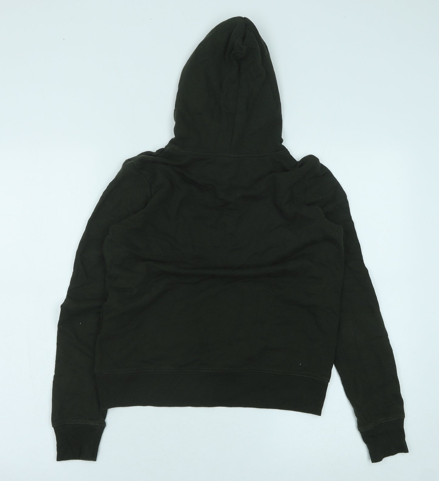 H&M Boys Green Cotton Pullover Hoodie Size S Pullover