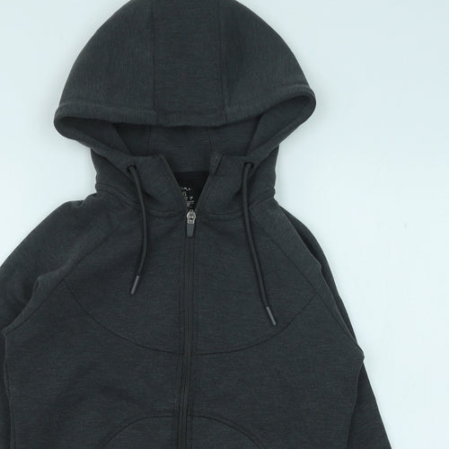 Primark Womens Grey Polyester Full Zip Hoodie Size XS Zip