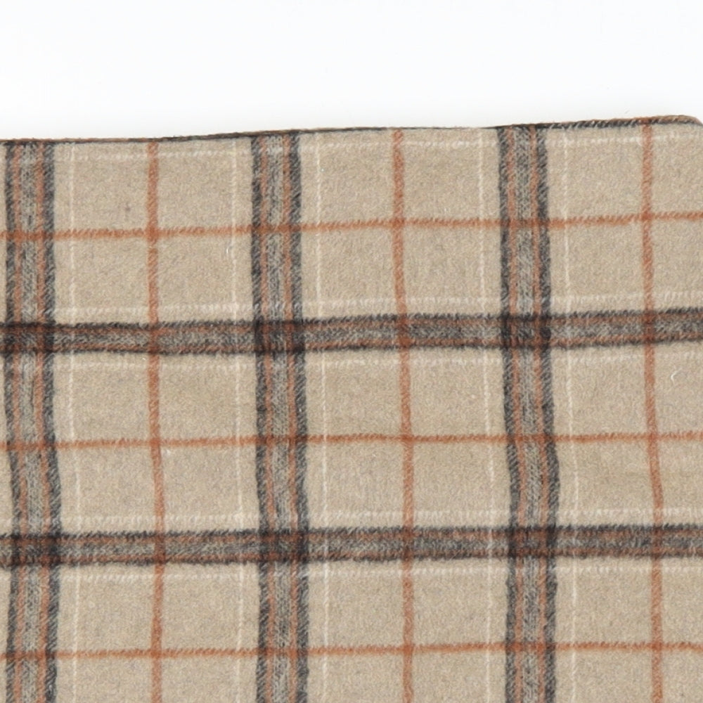 Primark Womens Brown Geometric Polyester A-Line Skirt Size 6 Zip