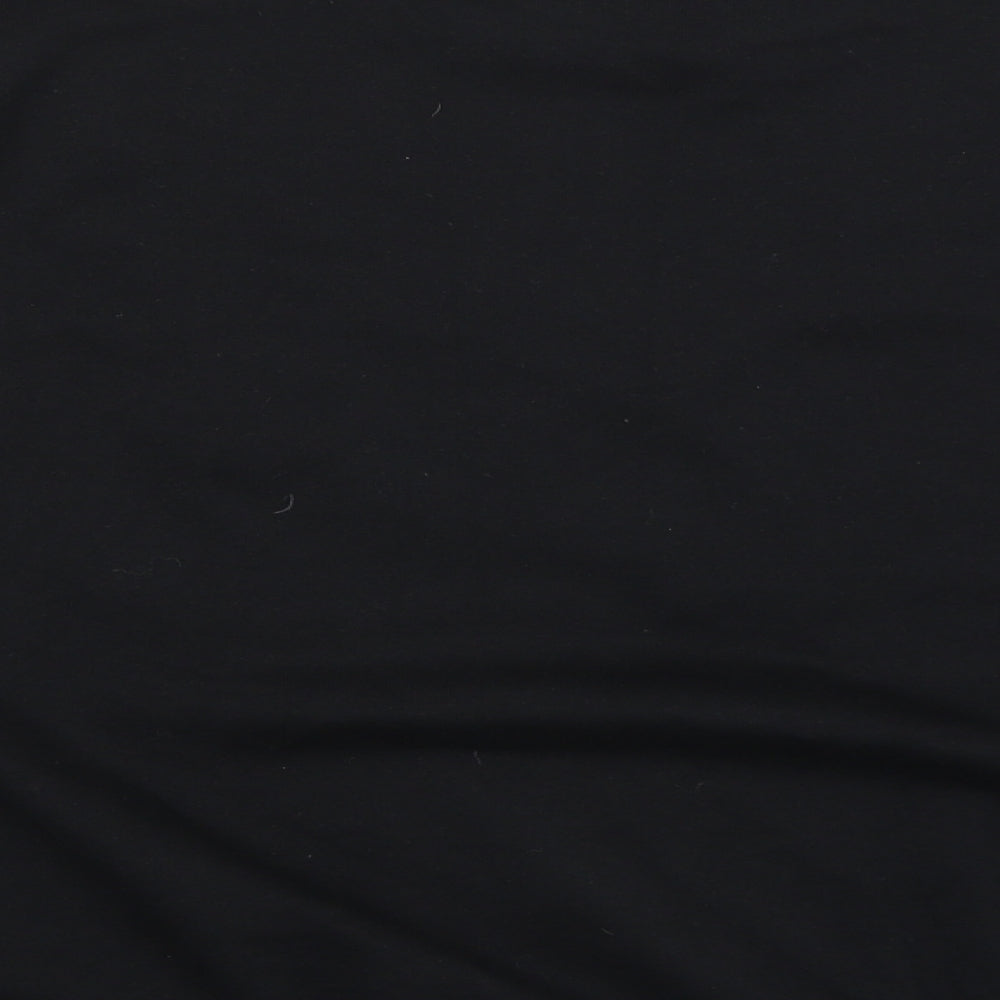 Simply Be Womens Black Cotton Pullover Sweatshirt Size 18 Pullover