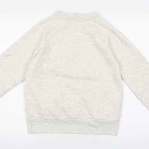 Marks and Spencer Womens Grey Polyester Pullover Sweatshirt Size 8 Pullover