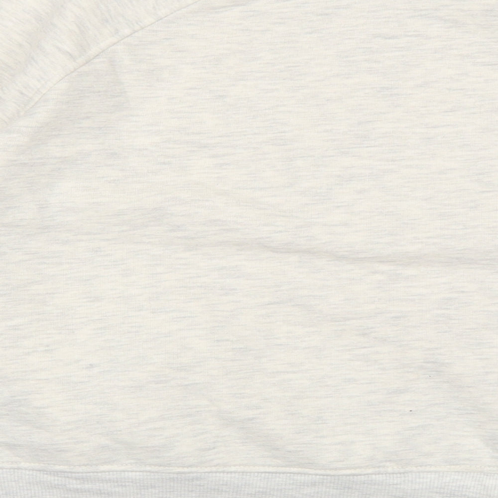 Marks and Spencer Womens Grey Polyester Pullover Sweatshirt Size 8 Pullover