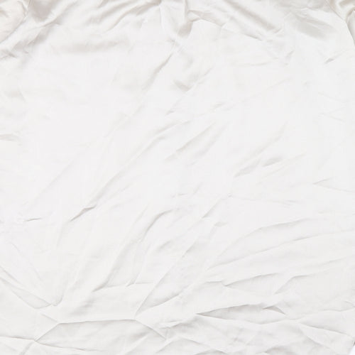 Dorothy Perkins Womens Gold Polyester Basic Button-Up Size 10 Collared