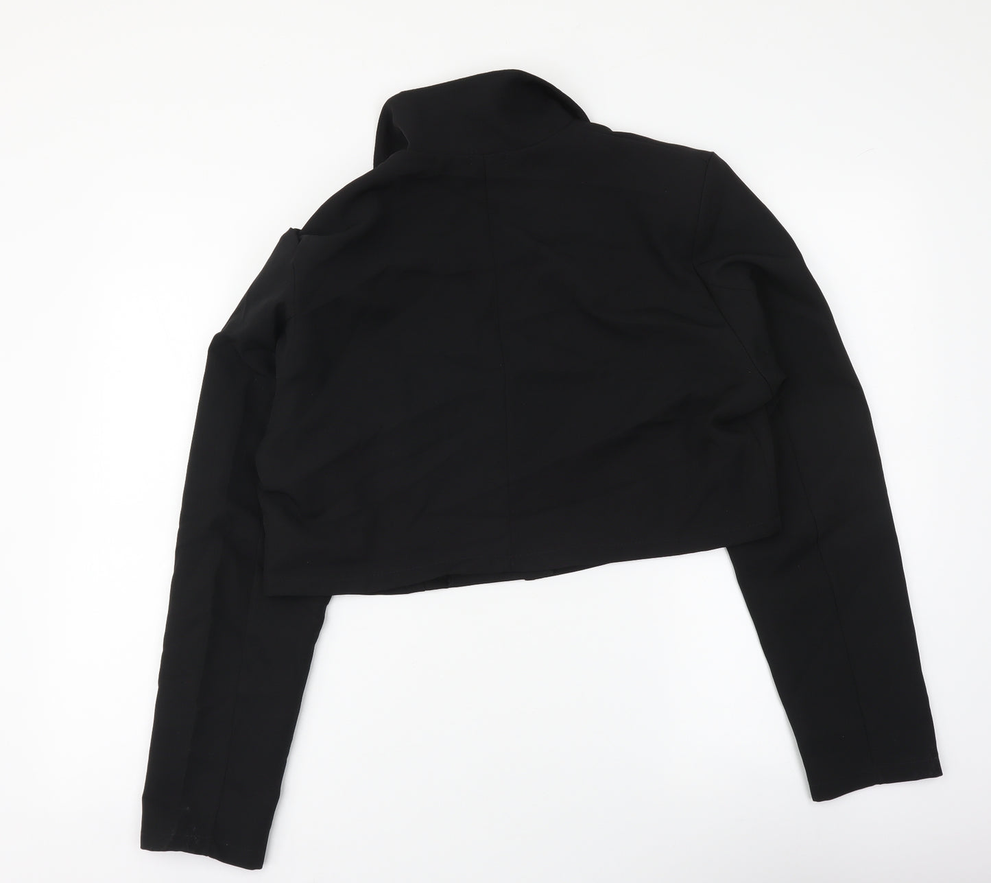 Boohoo Womens Black Jacket Size 14 Button