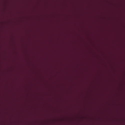 Vince Camuto Womens Purple Polyester Basic Blouse Size XL Boat Neck