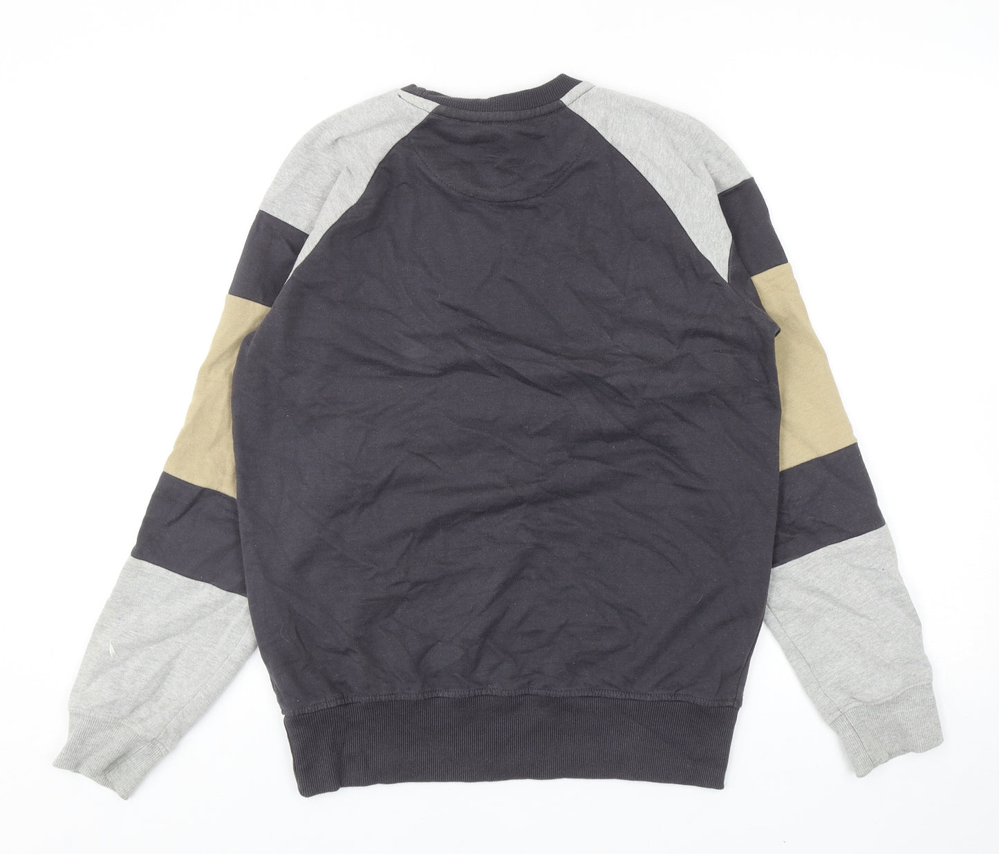 Genetic Apparel Mens Multicoloured Cotton Pullover Sweatshirt Size M
