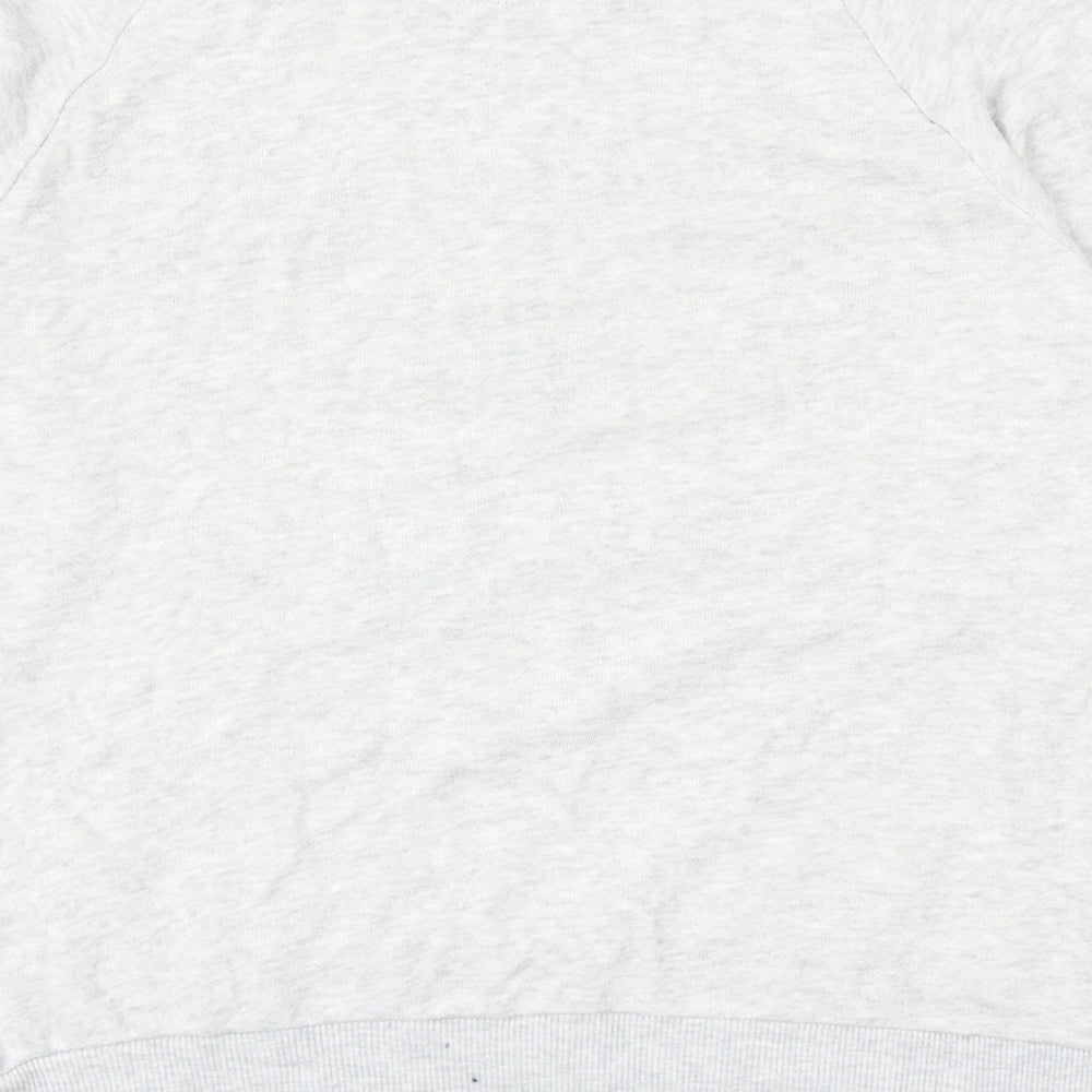 Superdry Womens Grey Cotton Pullover Sweatshirt Size L Pullover - New York