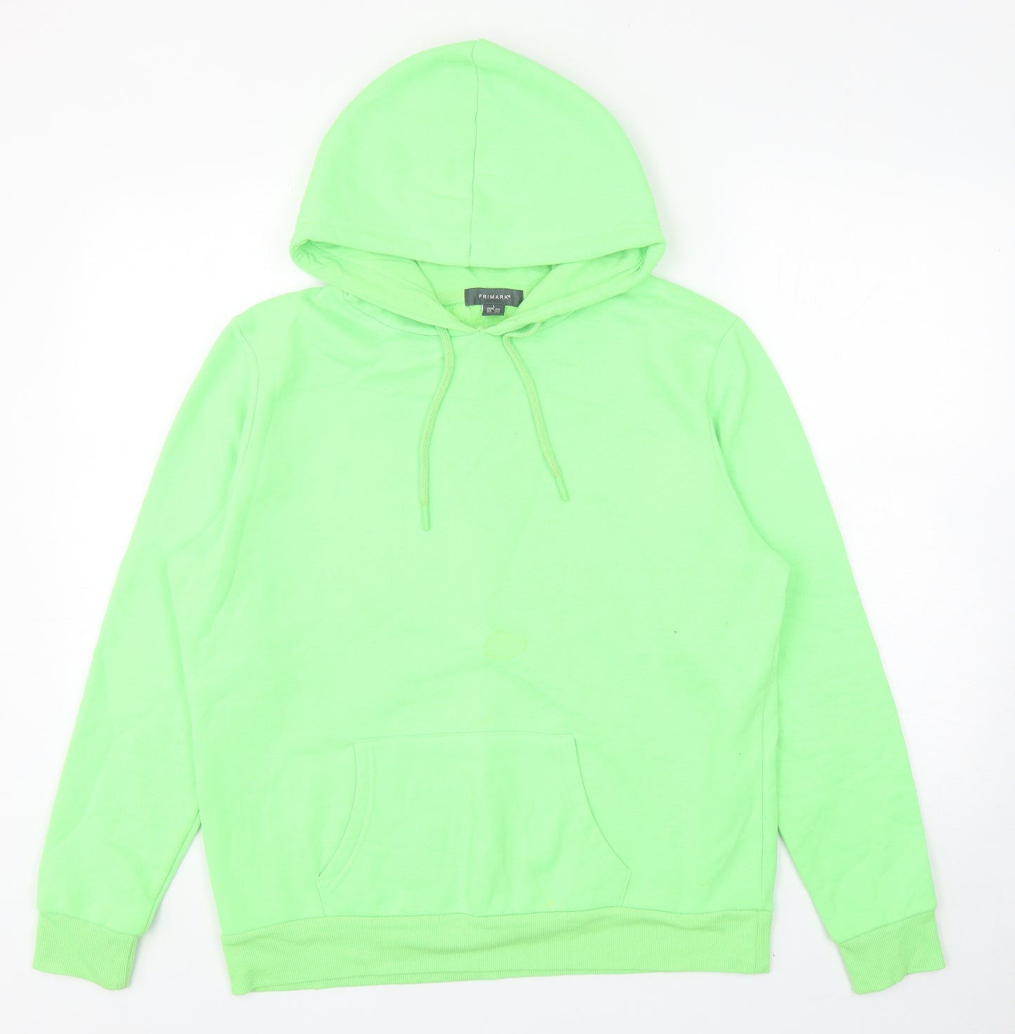 Primark Womens Green Cotton Pullover Hoodie Size L Pullover