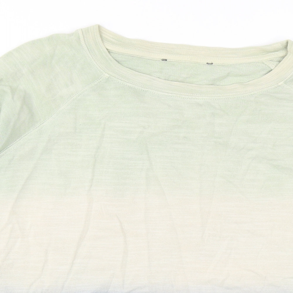 Marks and Spencer Womens Multicoloured Cotton Pullover Sweatshirt Size 14 Pullover