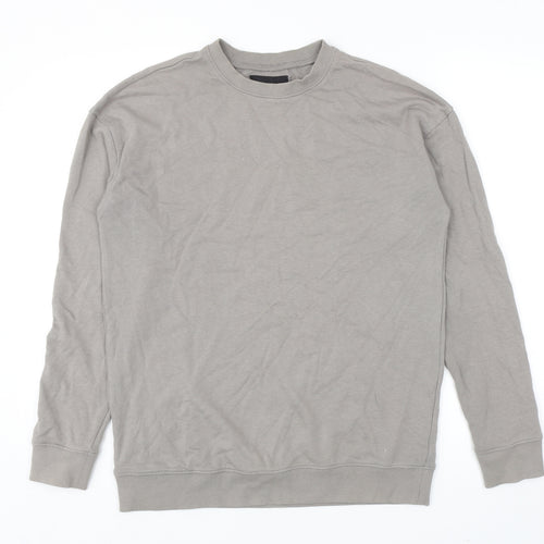 Original Use Mens Grey Cotton Pullover Sweatshirt Size XS