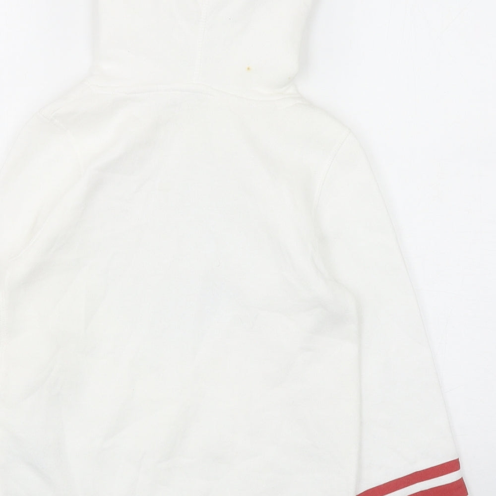 H&M Girls White Cotton Pullover Hoodie Size 10-11 Years Pullover - NASA