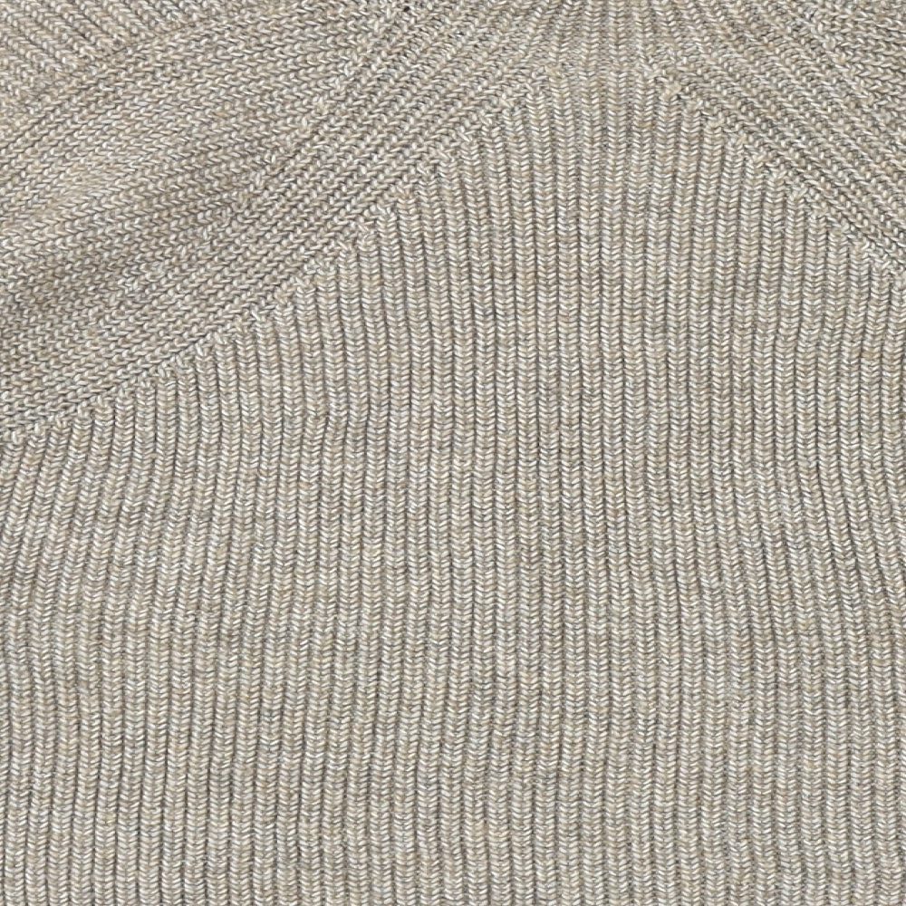 H&M Womens Brown Roll Neck Polyester Pullover Jumper Size L