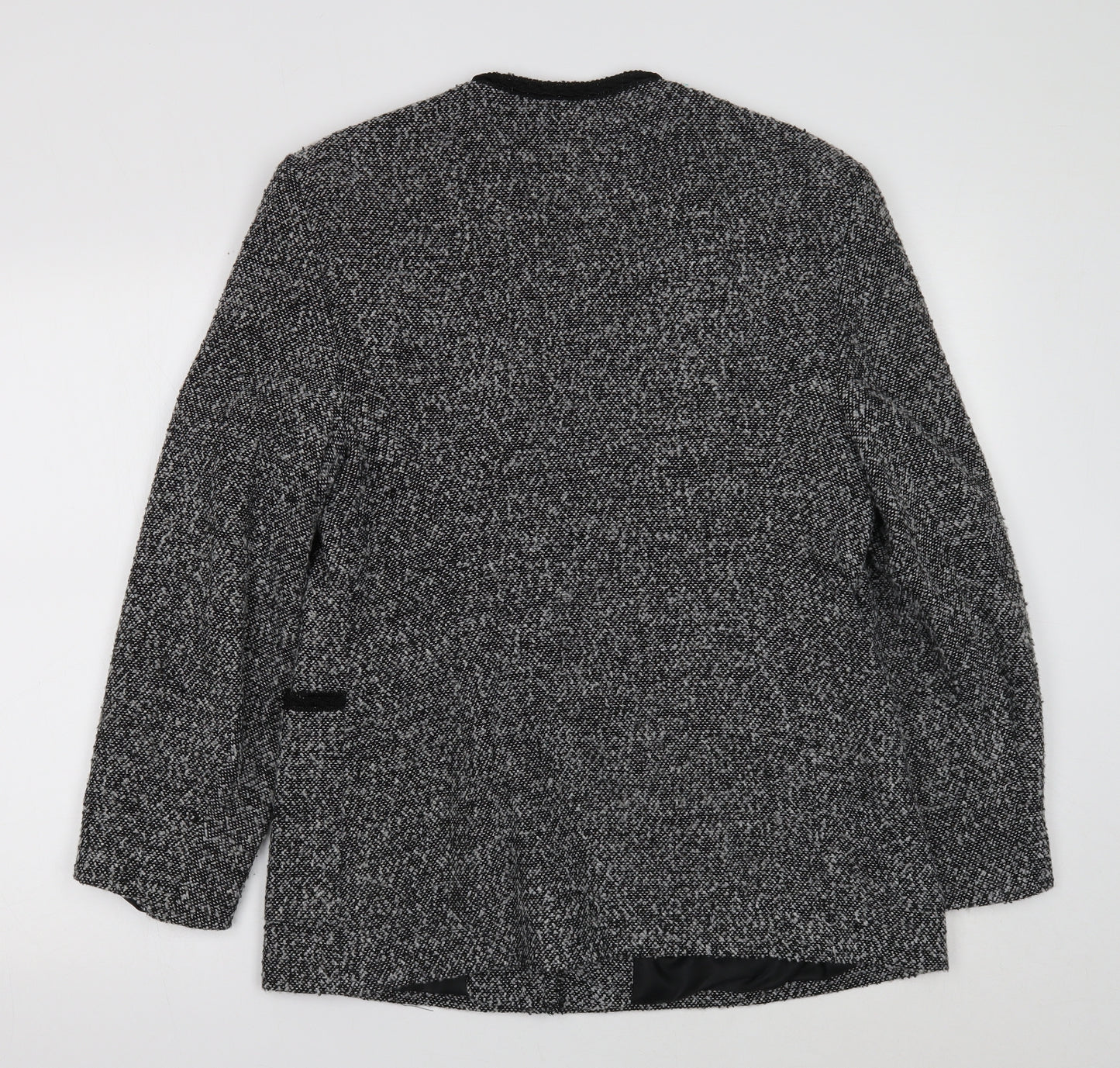 Miss Smith Womens Black Jacket Size 16 Button