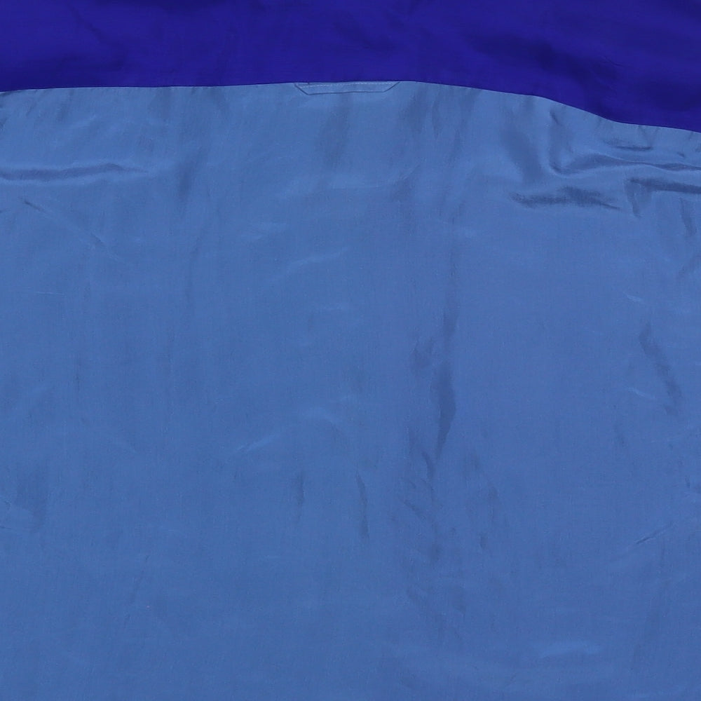 Sensations Womens Multicoloured Colourblock Silk Basic Button-Up Size 12 Collared