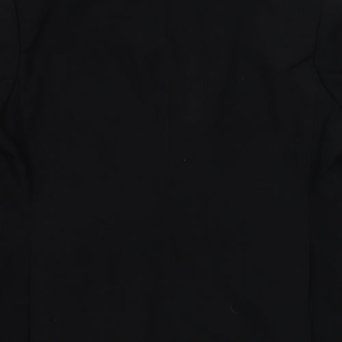 Preworn Mens Black Polyester Jacket Blazer Size 42