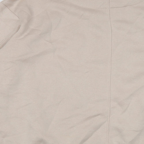 Boohoo Mens Beige Polyester Pullover Sweatshirt Size S