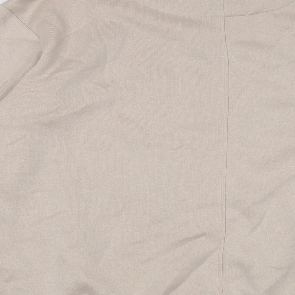 Boohoo Mens Beige Polyester Pullover Sweatshirt Size S