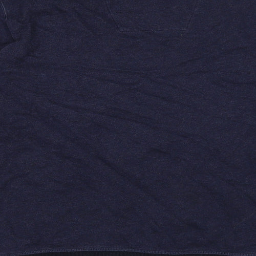 Raw Mens Blue Cotton Pullover Sweatshirt Size M