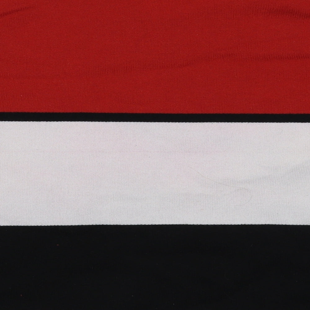 New Look Womens Multicoloured Striped Polyester Pullover Sweatshirt Size L Pullover