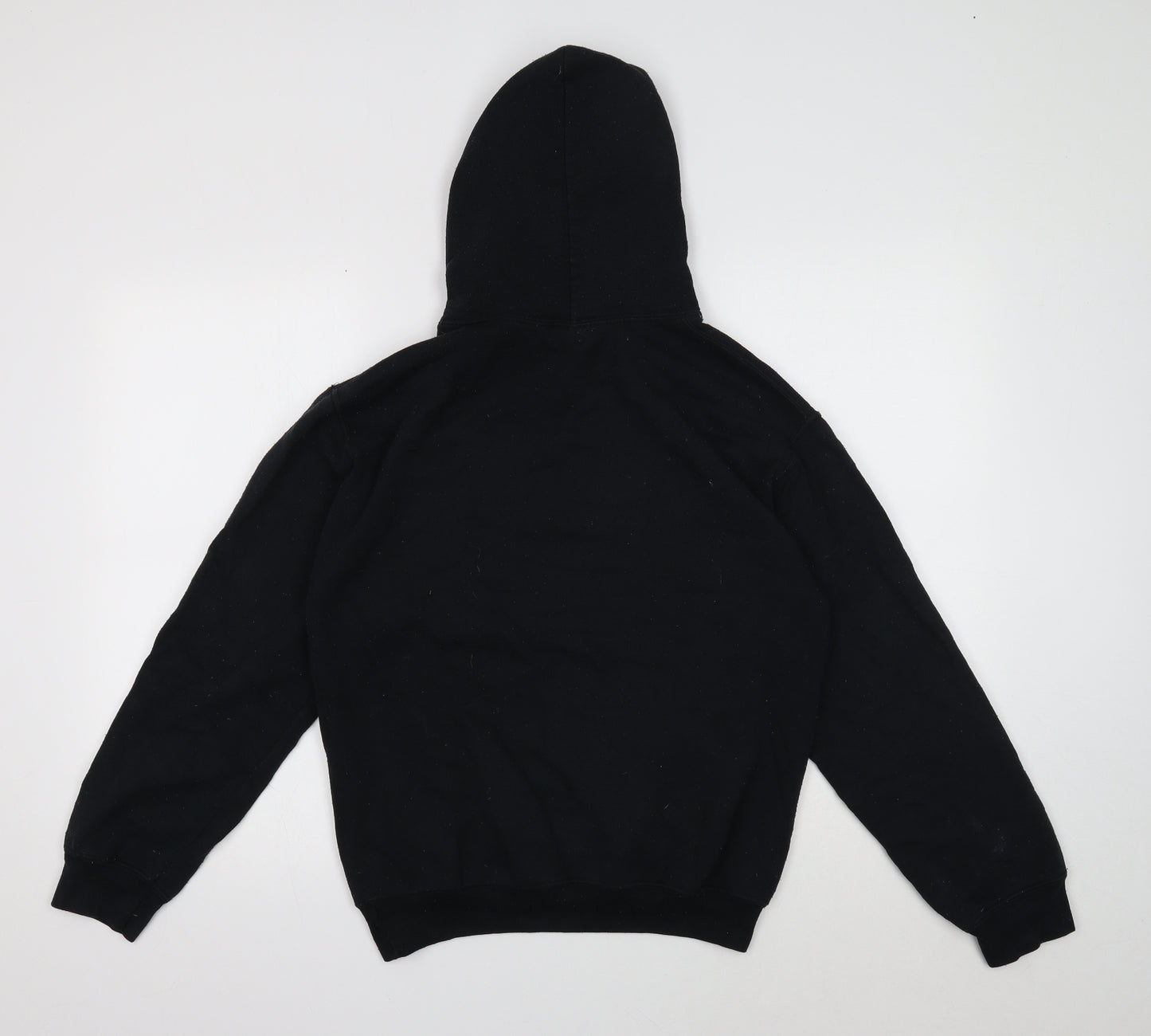 Gildan Womens Black Cotton Pullover Hoodie Size S Pullover