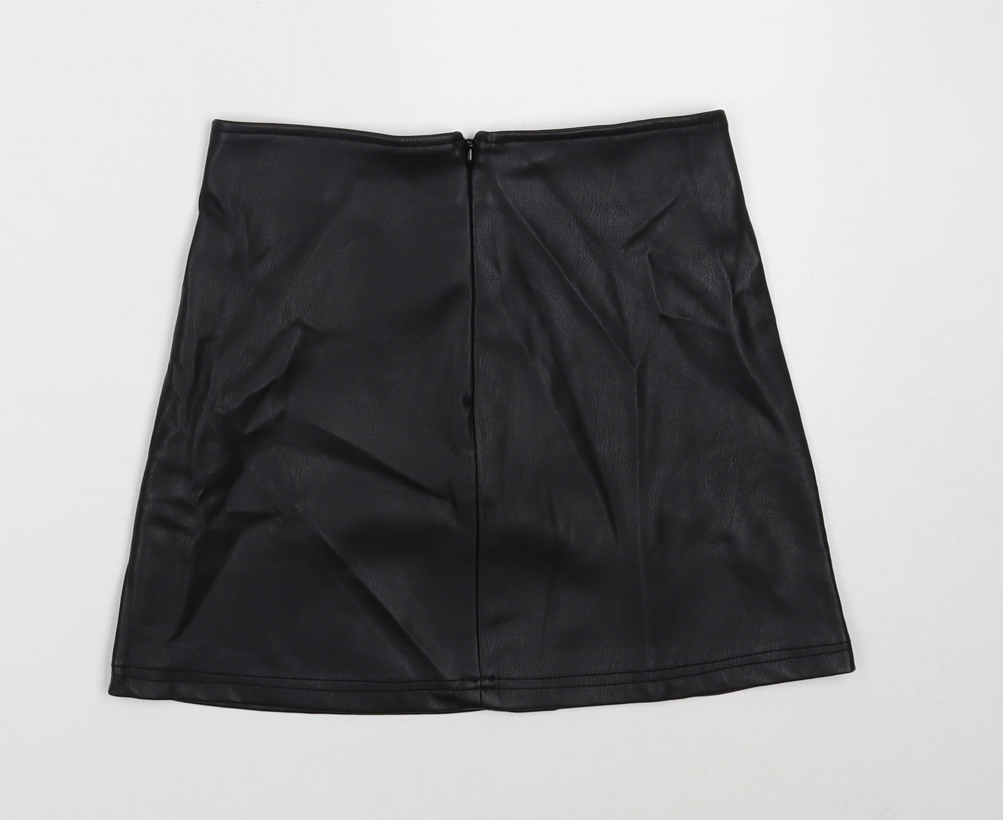 Candy Couture Girls Black Polyester A-Line Skirt Size 11 Years Regular Zip