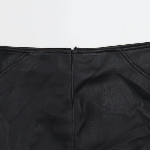 Candy Couture Girls Black Polyester A-Line Skirt Size 11 Years Regular Zip