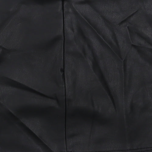 Candy Couture Girls Black Polyester A-Line Skirt Size 11 Years Regular Zip