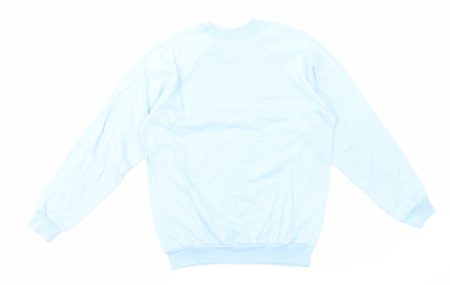 Sprintprint Womens Blue Cotton Pullover Sweatshirt Size L Pullover - Mallard '88