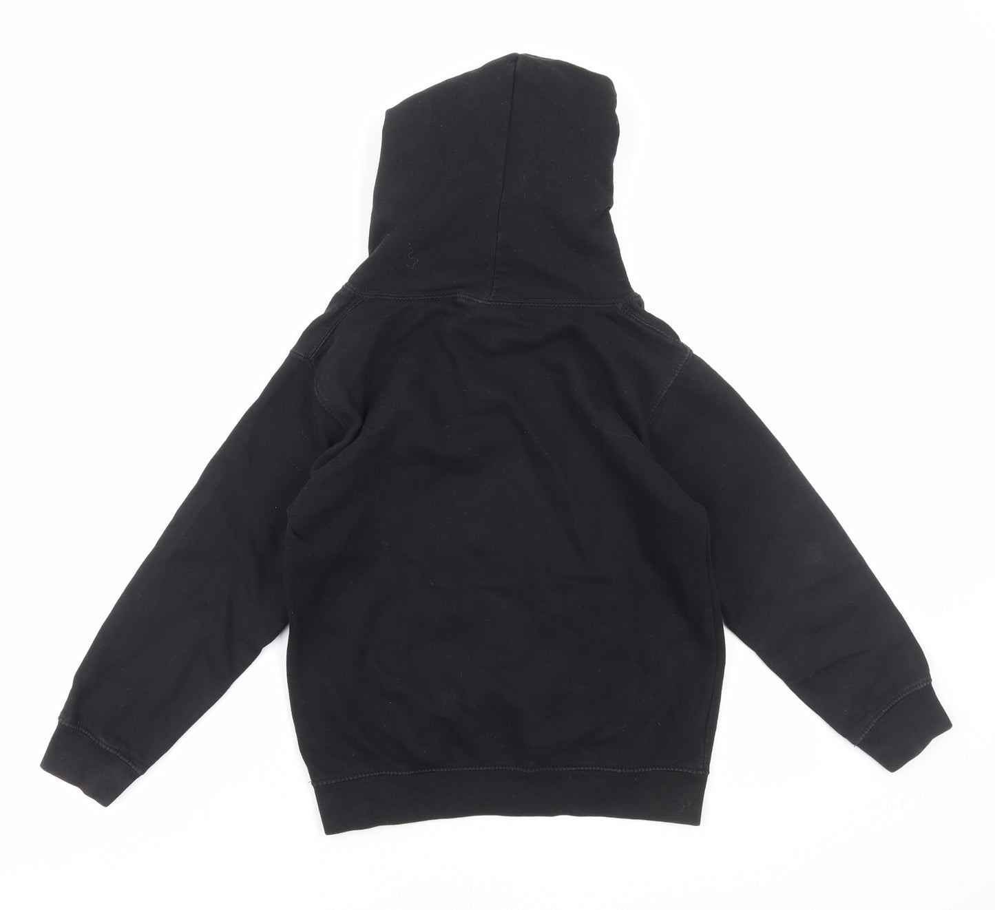 Just Hoods Girls Black Cotton Pullover Hoodie Size 7-8 Years Pullover - Stranger Things