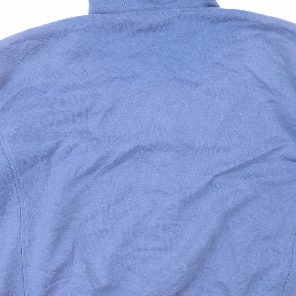 Slazenger Mens Blue Cotton Full Zip Hoodie Size 2XL