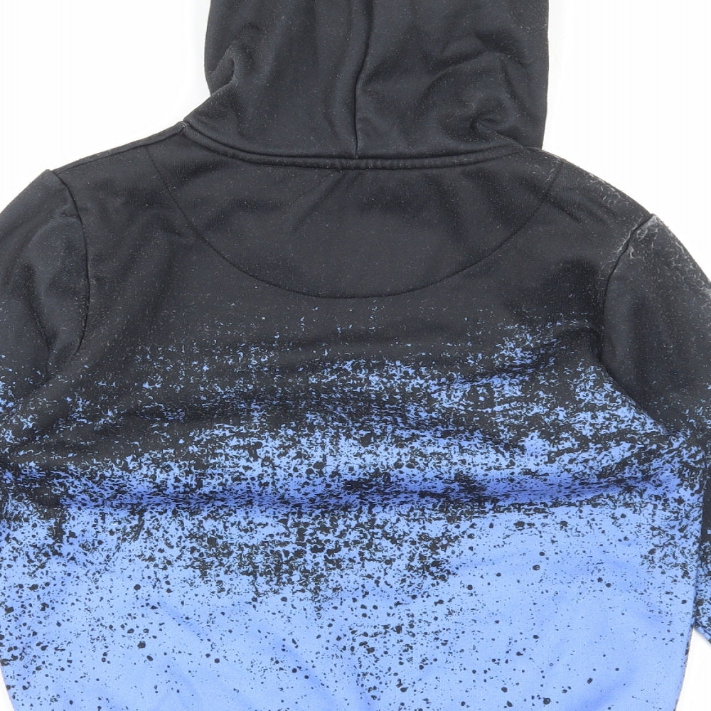 DFND Boys Blue Polyester Pullover Hoodie Size 9-10 Years Pullover