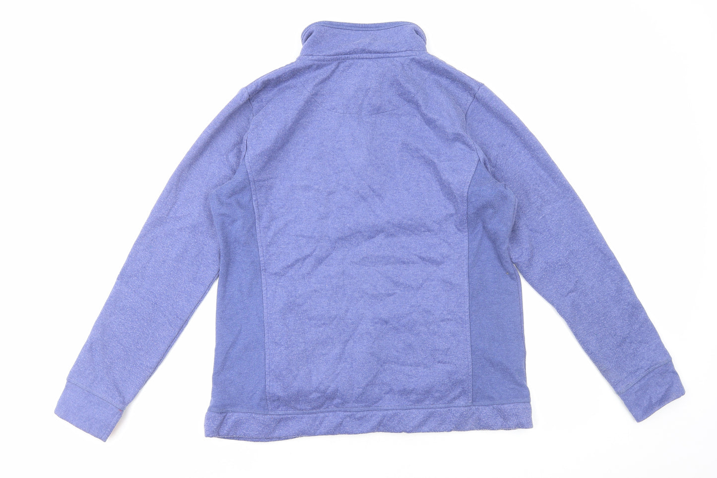 TU Womens Blue Roll Neck Cotton Pullover Jumper Size 20