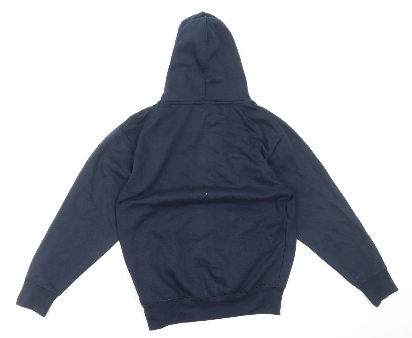 University of Glasgow Womens Blue Cotton Pullover Hoodie Size XS Pullover